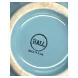 Vintage 1940s Hall Price Blue Tea Pot Darby Pattern 32 Oz.