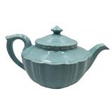 Vintage 1940s Hall Price Blue Tea Pot Darby Pattern 32 Oz.