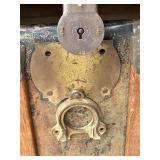 Antique 19th Century Steamer Trunk with Yale & Towne Lock Stamp