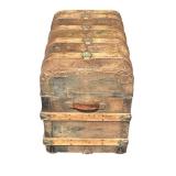 Antique 19th Century Steamer Trunk with Yale & Towne Lock Stamp
