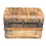 Antique 19th Century Steamer Trunk with Yale & Towne Lock Stamp