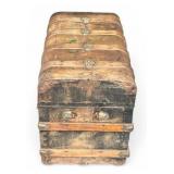 Antique 19th Century Steamer Trunk with Yale & Towne Lock Stamp