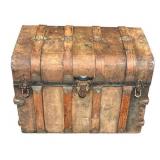 Antique 19th Century Steamer Trunk with Yale & Towne Lock Stamp
