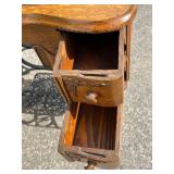 Antique Cast Iron New Home Sewing Machine (Orange, Massachusetts USA) in Original Cabinet