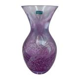 Vintage 5" Caithness (Made in Scotland) Purple Glass Swirl Pattern Bud Vase
