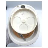 Vintage 1970s Sankyo Ceramic Blue Bird Music Box