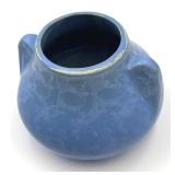 1930s Brush McCoy Blue Ear Handled Vase