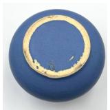 1930s Brush McCoy Blue Ear Handled Vase