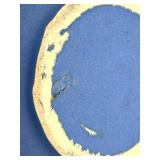 1930s Brush McCoy Blue Ear Handled Vase