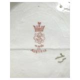 Antique Austrian Hand-Painted Ewer with Gold Handle