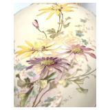 Antique Austrian Hand-Painted Ewer with Gold Handle