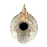 Antique Austrian Hand-Painted Ewer with Gold Handle