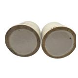 Pair of Vintage One Gallon Stoneware Whiskey Jugs