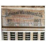 Vintage National Washboard Company No. 801 Brass Washboard