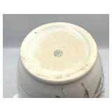 19th Century Trenton Potteries Company Parisian Granite Wash Basin (4.5" T x 15" W) and Pitcher (12" Tall)