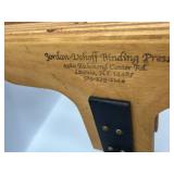 Vintage Jordan-Vehoff Book Binding Press