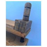Pair of Vintage Wooden Book Binding Finishing Presses