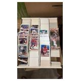 Box of Hockey, Football and Baseball Cards From 1990’s, Box Says Partial Sets So I Assume the Previous Owner Was Working on These Sets