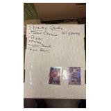 Big Box of “Shiney” Chrome Cards, Baseball, Basketball and Football, Mostly Newer