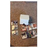 Small Box of Baseball Cards, Three Game Used Jersey Cards and Dozens of Other Stars and Commons