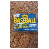 1990 Fleer Update Set, Still Factory Sealed 132 Cards and 22 Stickers