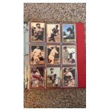 Binder Filled With Vintage Baseball Cards, Action Packed All Time Greats Babe Ruth, Hank Aaron, Nolan Ryan and Others
