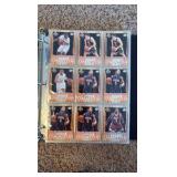 Binder Of NBA Rookie and Prospect Cards, Some Mixed Football and Baseball Rookies on the Last Few Pages, 39 Pages of Cards