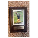 2004 Score Ben Roethlisberger Rookie Card Plaque with Nameplate