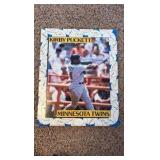 Kirby Puckett Minnesota Twins School Folder, Vintage Baseball Collectible