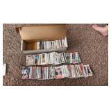 Box of Baseball and Football Cards,1980’s to 2010’s