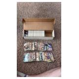 Box of NFL Pro Set Football Cards