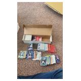 Box of Chicago Cubs and White Sox Baseball Cards from 1990’s