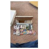 Box of Sports Cards, Mix of Sports and Years, Stars and Stickers and One Sealed Pack