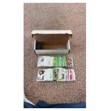 Half Filled Box of Vintage Football Cards From the 1980’s