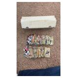 1982 Action Packed Football Card Lot, Nearly Full Box