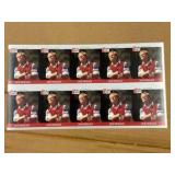 1990 Pro Set Jack Nicklaus Uncut Sheet of Golf Cards RARE Collectible PGA Legend