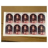 1990 NBA Hoops Uncut Sheet of Dominique Wilkins Basketball Cards RARE NBA Hall of Famer