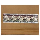 1990 Pro Set Jim Plunkett Uncut Sheet of NFL Cards RARE Collectible