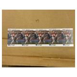 1990 Pro Set Joe Montana Uncut Sheet of Cards RARE NFL Super Bowl Cards