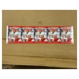 1990 Pro Set Clay Matthews Uncut Sheet of Cards RARE NFL