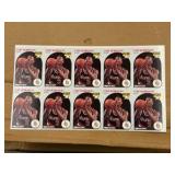 1990 NBA Hoops Uncut Sheet of Cliff Robinson Rookie Cards Basketball Cards RARE NBA