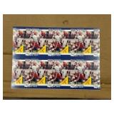 1990 Pro Set Jeff George 1st Overall Draft Pick Rookie Uncut Sheet of Cards RARE NFL