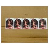 1990 NBA Hoops Spud Webb Uncut Sheet of Cards RARE