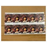 1990 Pro Set Uncut Sheet of Football Cards Vince Lombardi Legendary Green Bay Packers Coach RARE