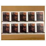 1990 Pro Set Uncut Sheet of Football Cards Featuring Super Bowl #1 RARE Collectible NFL