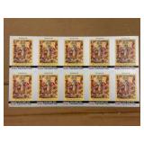 1990 Pro Set Uncut Sheet of Football Cards Featuring Super Bowl #18 RARE Collectible NFL