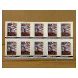 1990 Pro Set Uncut Sheet of Football Cards Featuring Super Bowl #12 RARE Collectible NFL