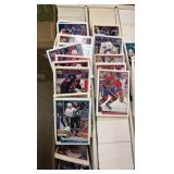 Box of Hockey, Football and Baseball Cards From 1990’s, Box Says Partial Sets So I Assume the Previous Owner Was Working on These Sets