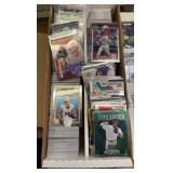 Box of “Shiney” Metallic and Chrome Looking Cards, Mix of Football, Baseball and Basketball, Lots of Stars