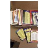Box of Checklist Cards for Sports Card Sets, Some of These Checklist Cards are Hard to Find Because People Rarely Keep Them, Also Some Modern Looking Baseball Cards